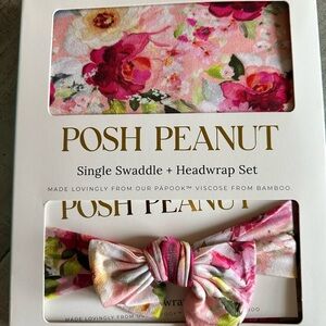 Posh Peanut Pink Floral Headwrap Set